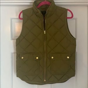 J.Crew Army Green Thin Vest